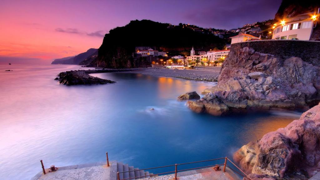 win7海滩日落风光