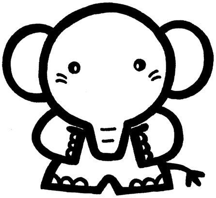大象简笔画