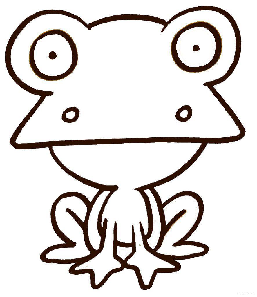 青蛙简笔画