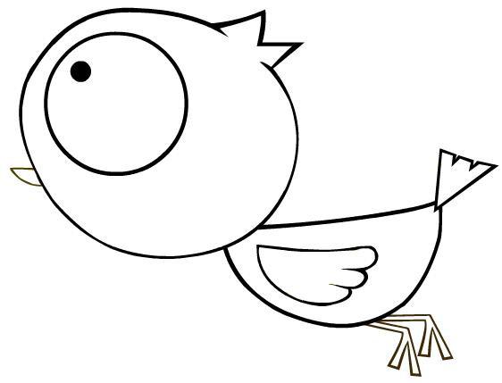 小鸡简笔画