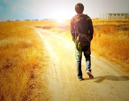 非主流帅哥背影