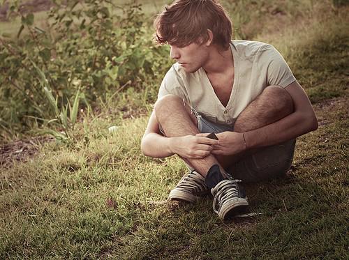 男生伤感寂寞背影