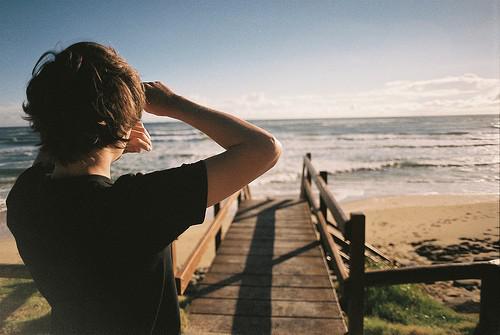 男生伤感寂寞背影