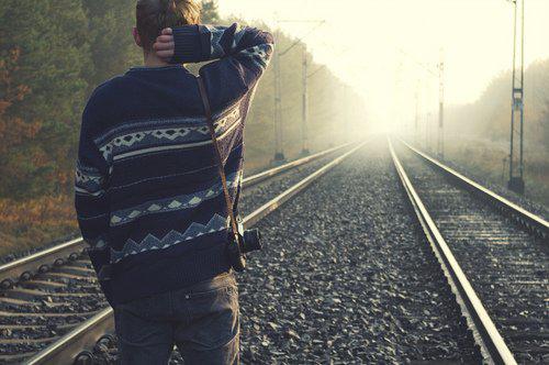 男生伤感寂寞背影