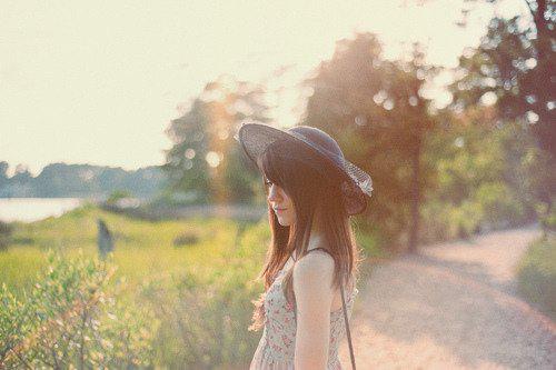 超唯美美女背影