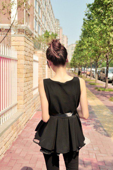 非主流美女背影