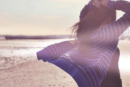 非主流美女背影