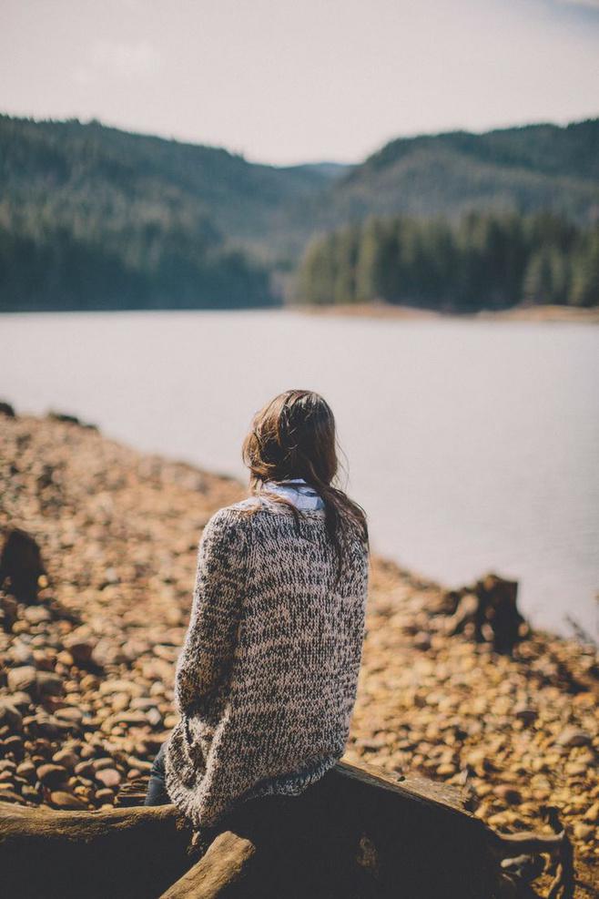 非主流美女背影