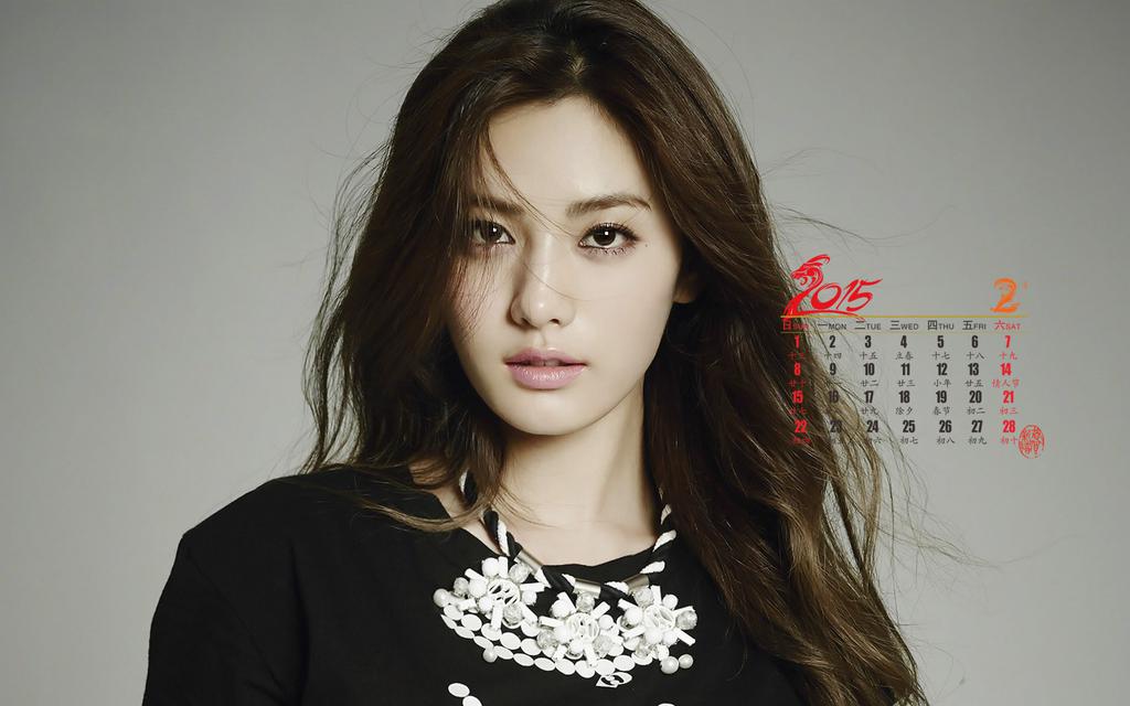 2015年2月美女日历