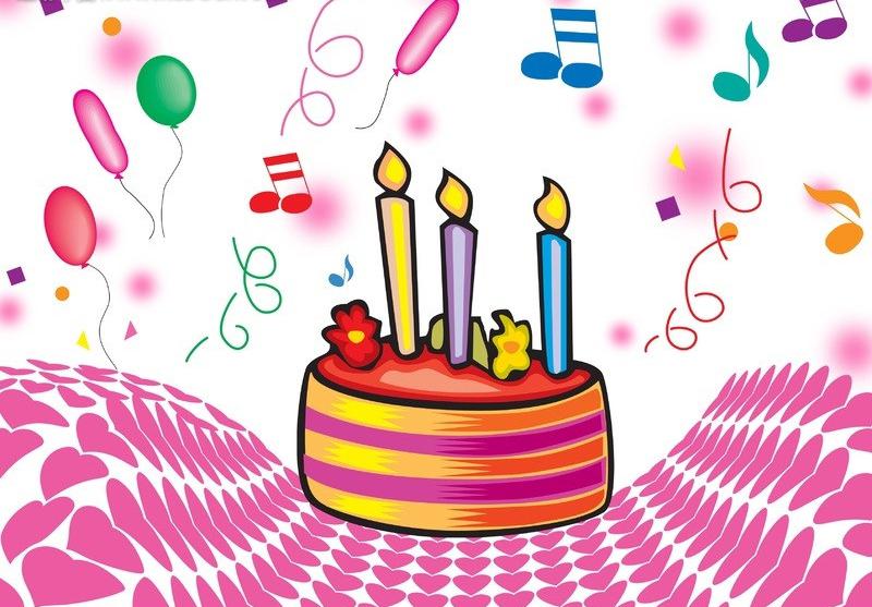 可爱蛋糕卡通背景图片