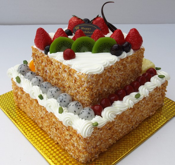 美味欧式水果蛋糕