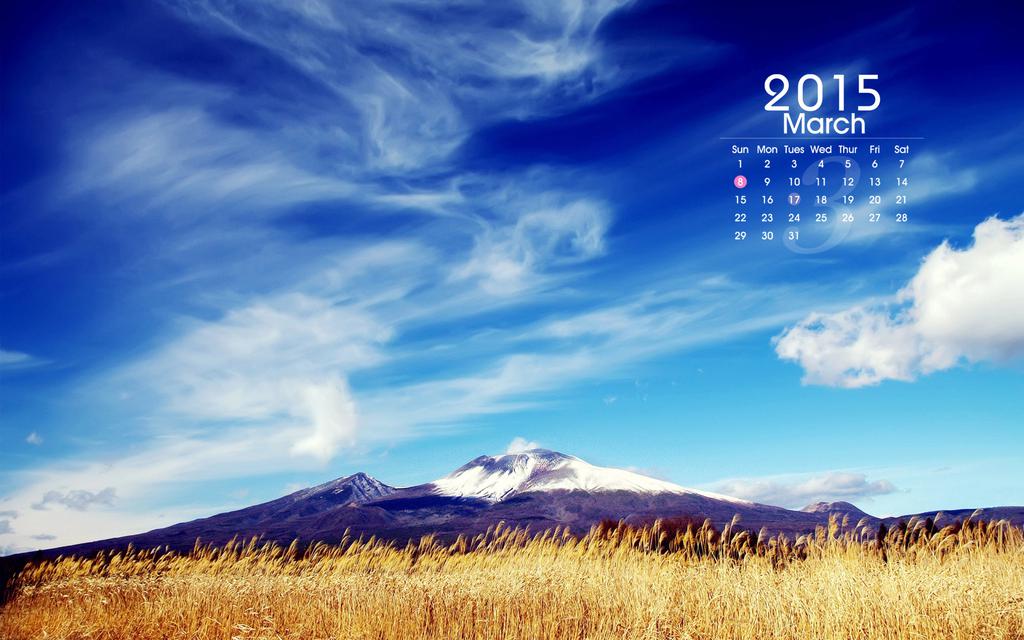 2015年3月唯美风光日历