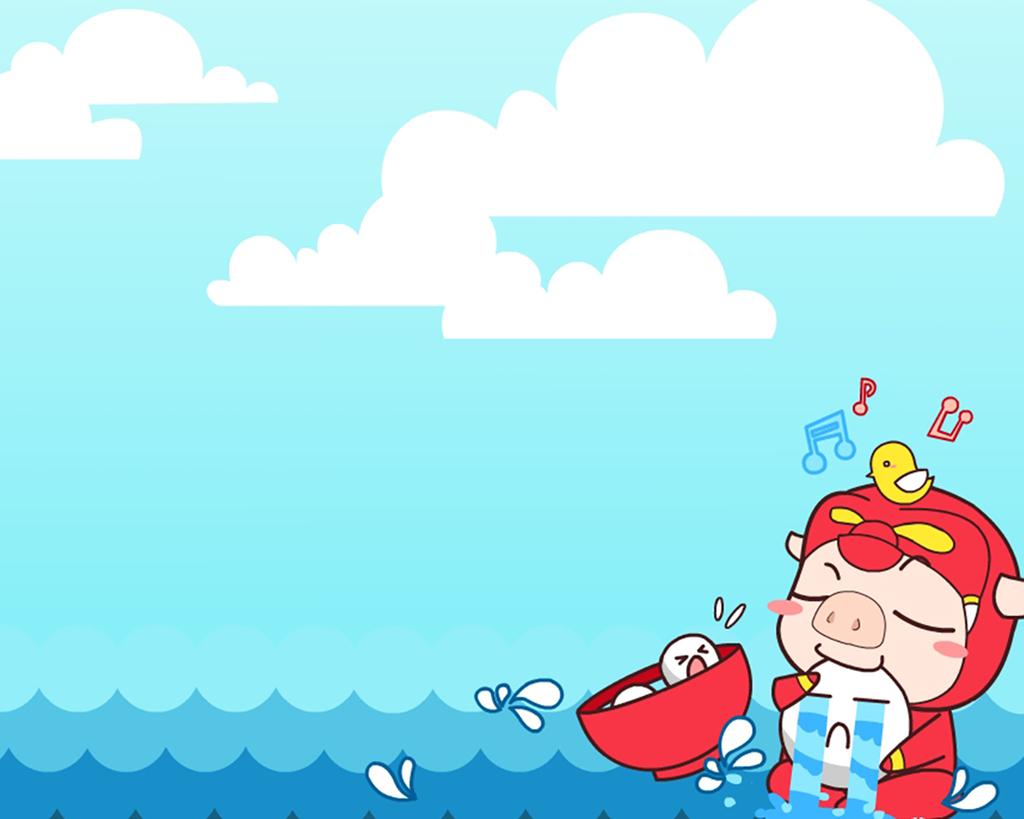 元宵节可爱卡通