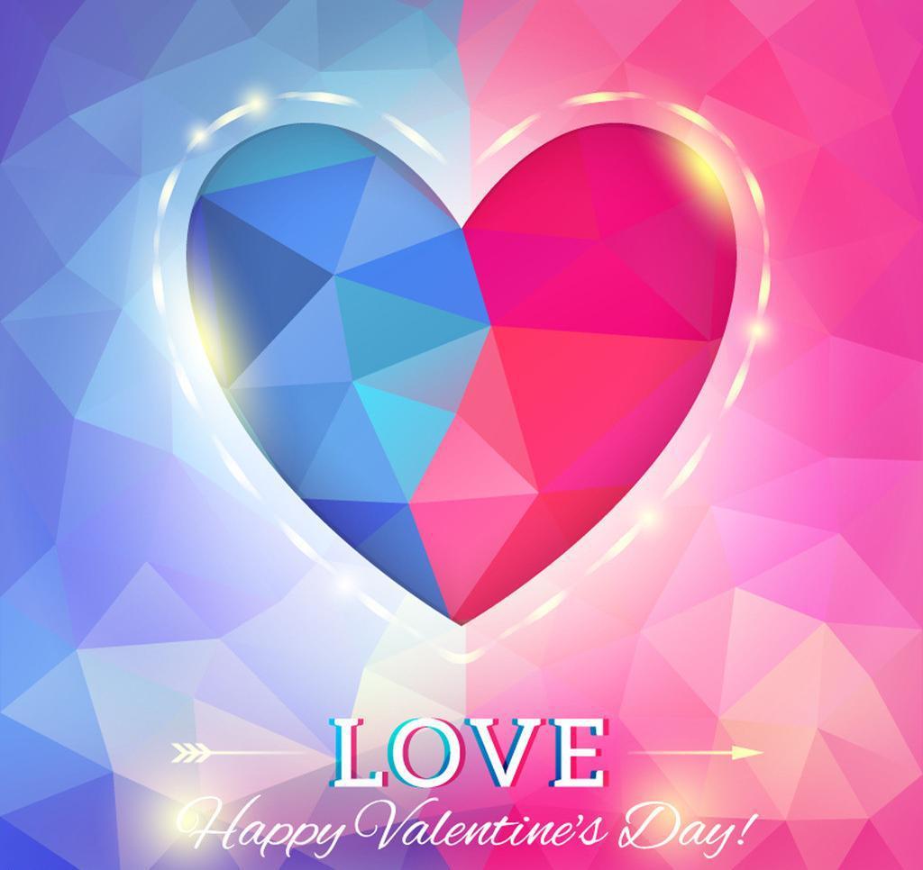 简单的情人节祝福图片