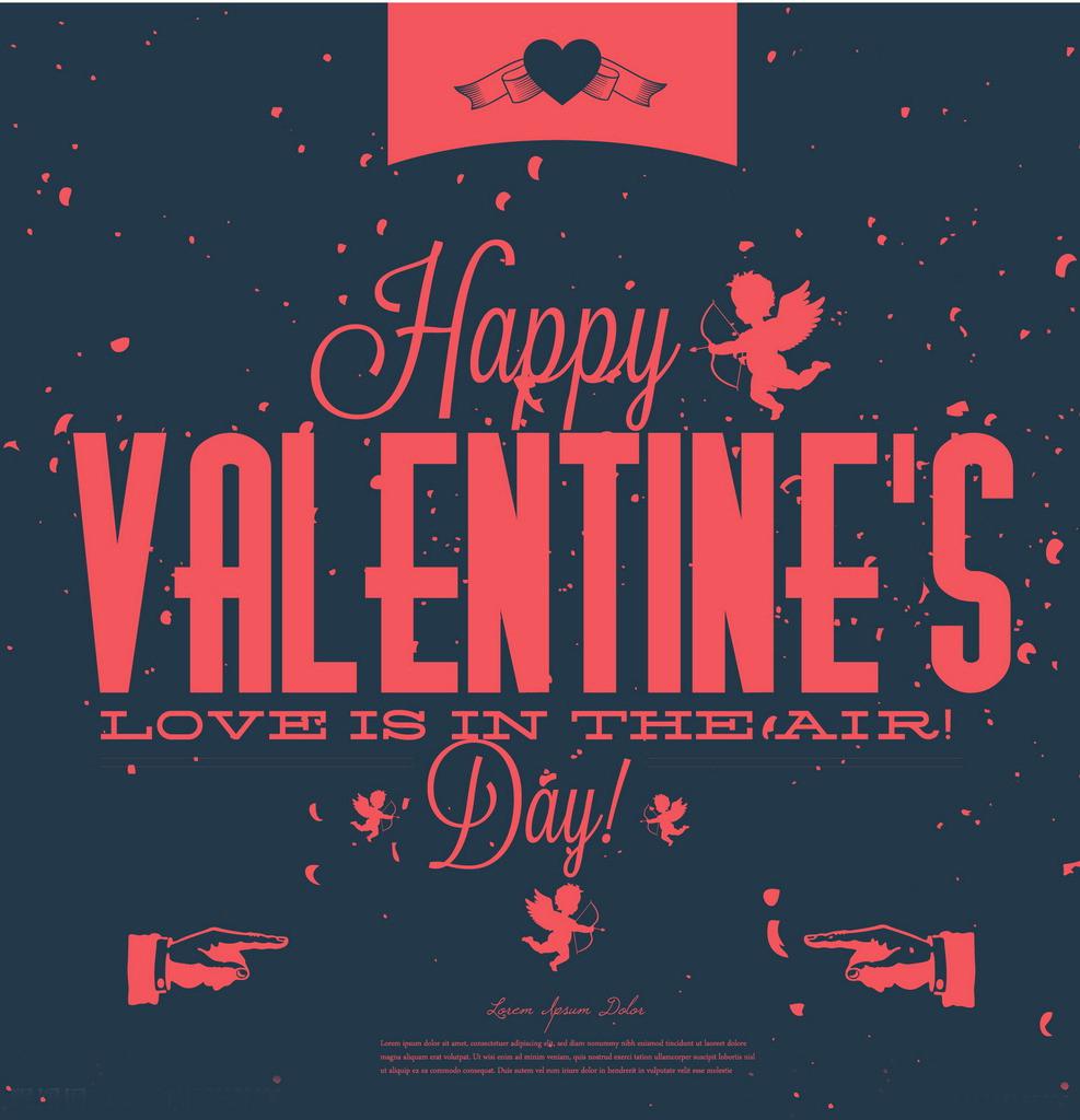 ​简洁的情人节的祝福图片