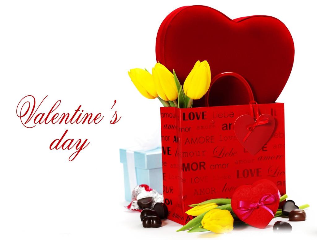 情人节爱心祝福图片素材