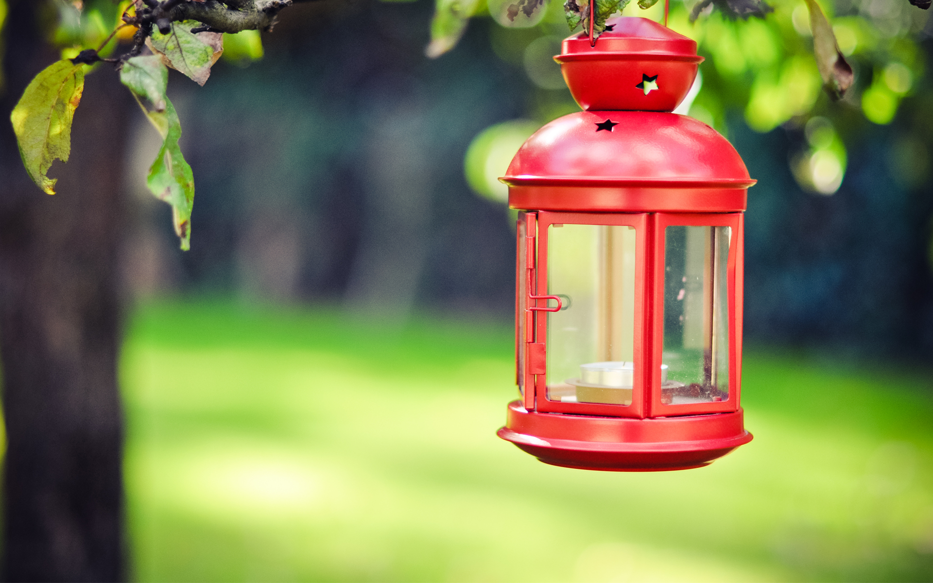 黑夜里的那盏灯壁纸