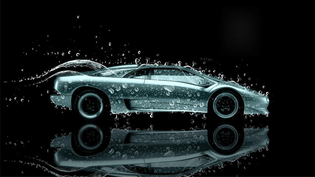 水中汽车唯美壁纸