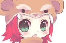 小萝莉宠物熊漫画图片