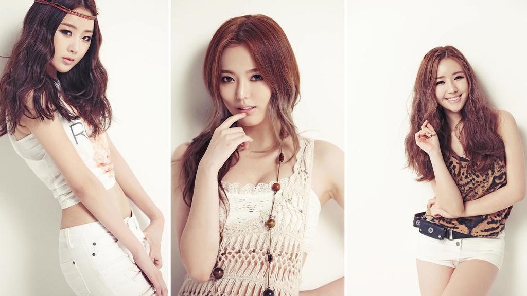 韩国Dal shabet美女组合桌面壁纸
