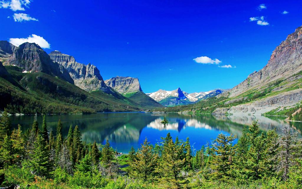 山川自然美景桌面壁纸