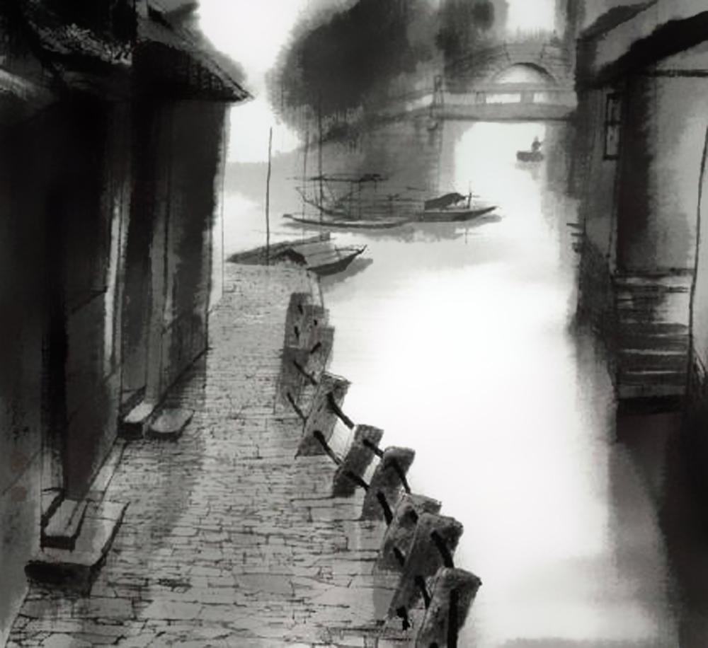 四月清明时节背景图片