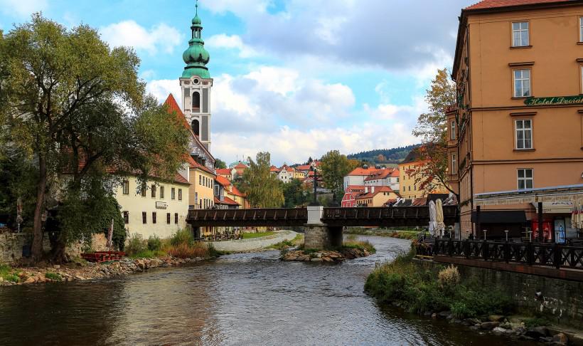 捷克克鲁姆洛夫城堡风景图片