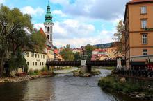 捷克克鲁姆洛夫城堡风景图片