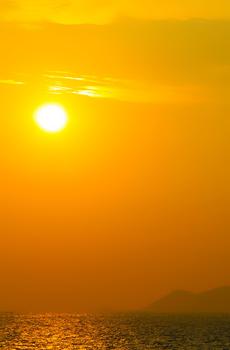 唯美夕阳高清风景手机壁纸-0