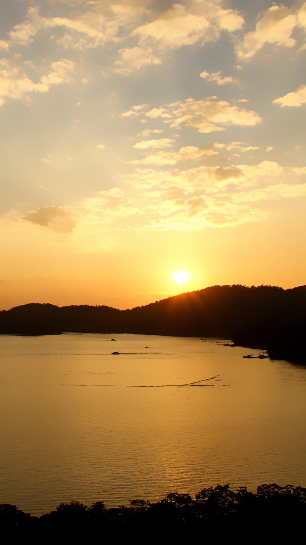 唯美夕阳高清风景手机壁纸