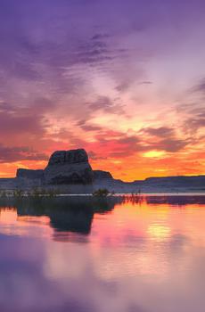 唯美夕阳高清风景手机壁纸