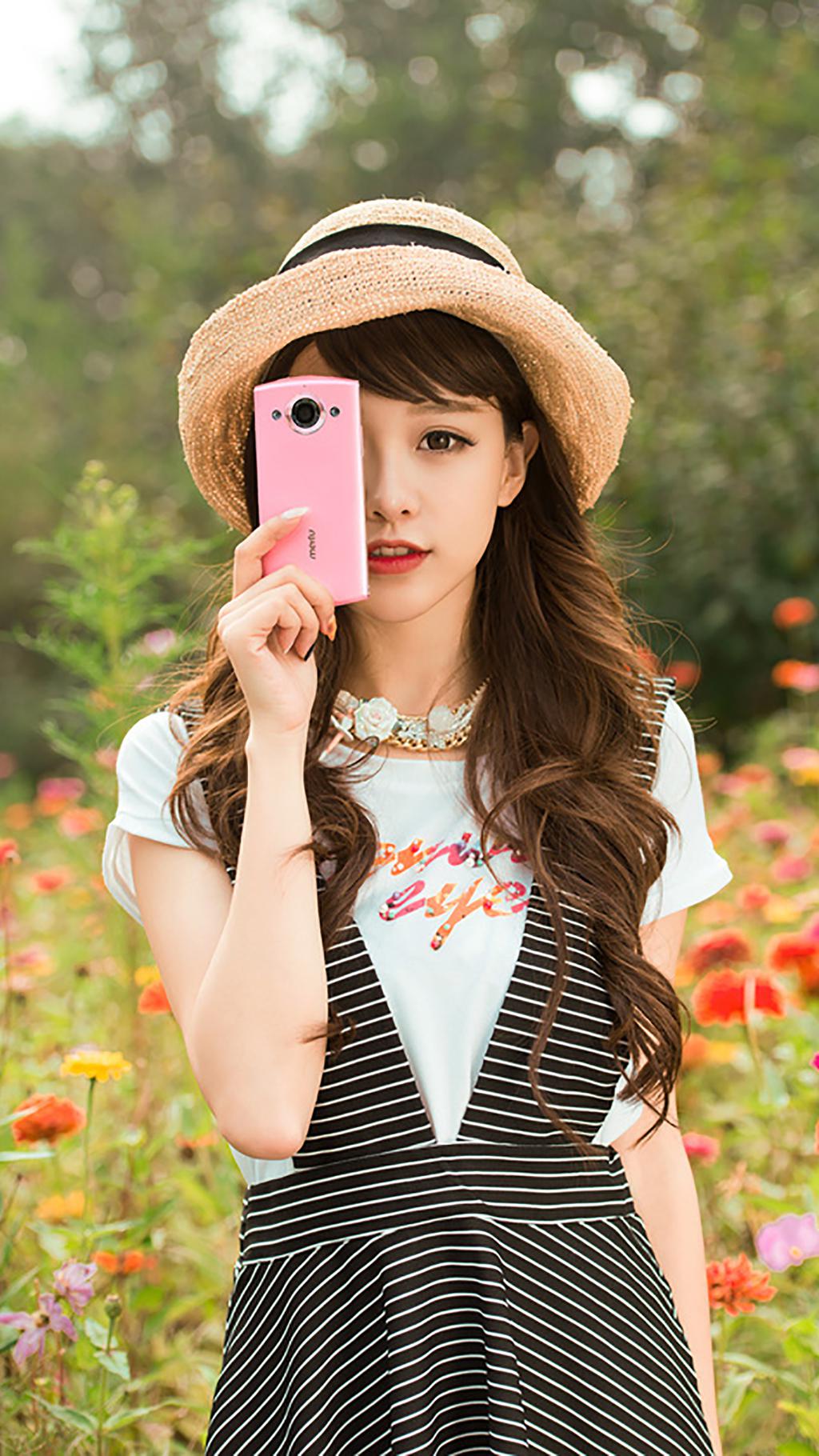 黄一琳甜美手机壁纸