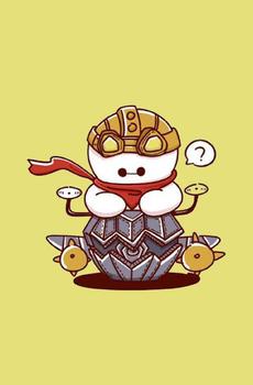 iPhone6大白机器人手机壁纸-5