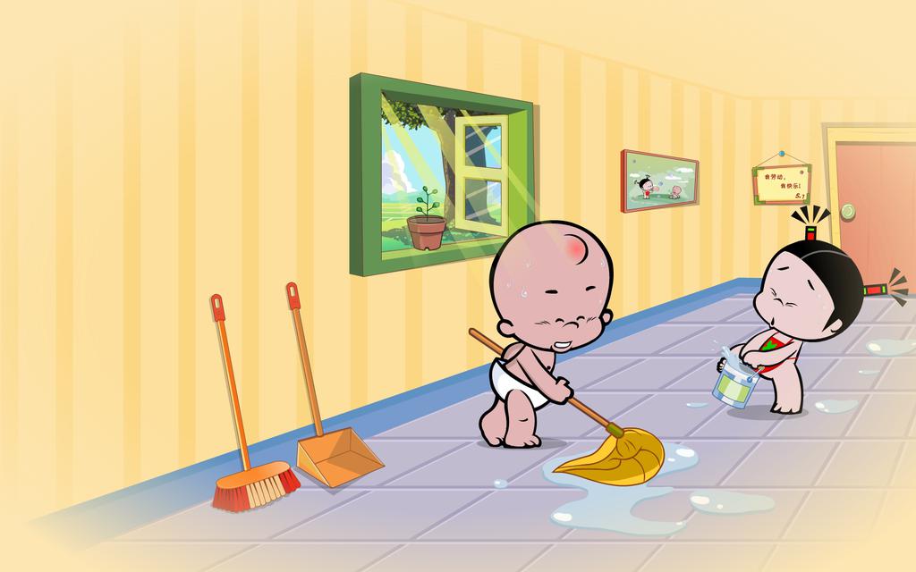 五一劳动节不做大懒虫壁纸图片