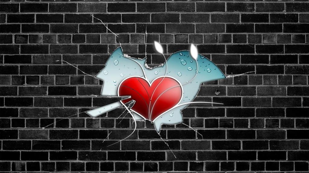 3D屏幕破裂唯美壁纸