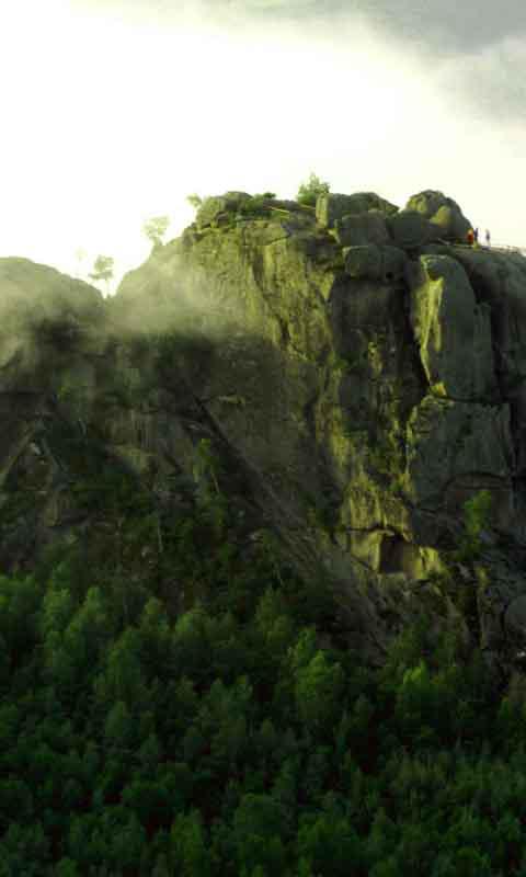 大自然的山与海手机壁纸