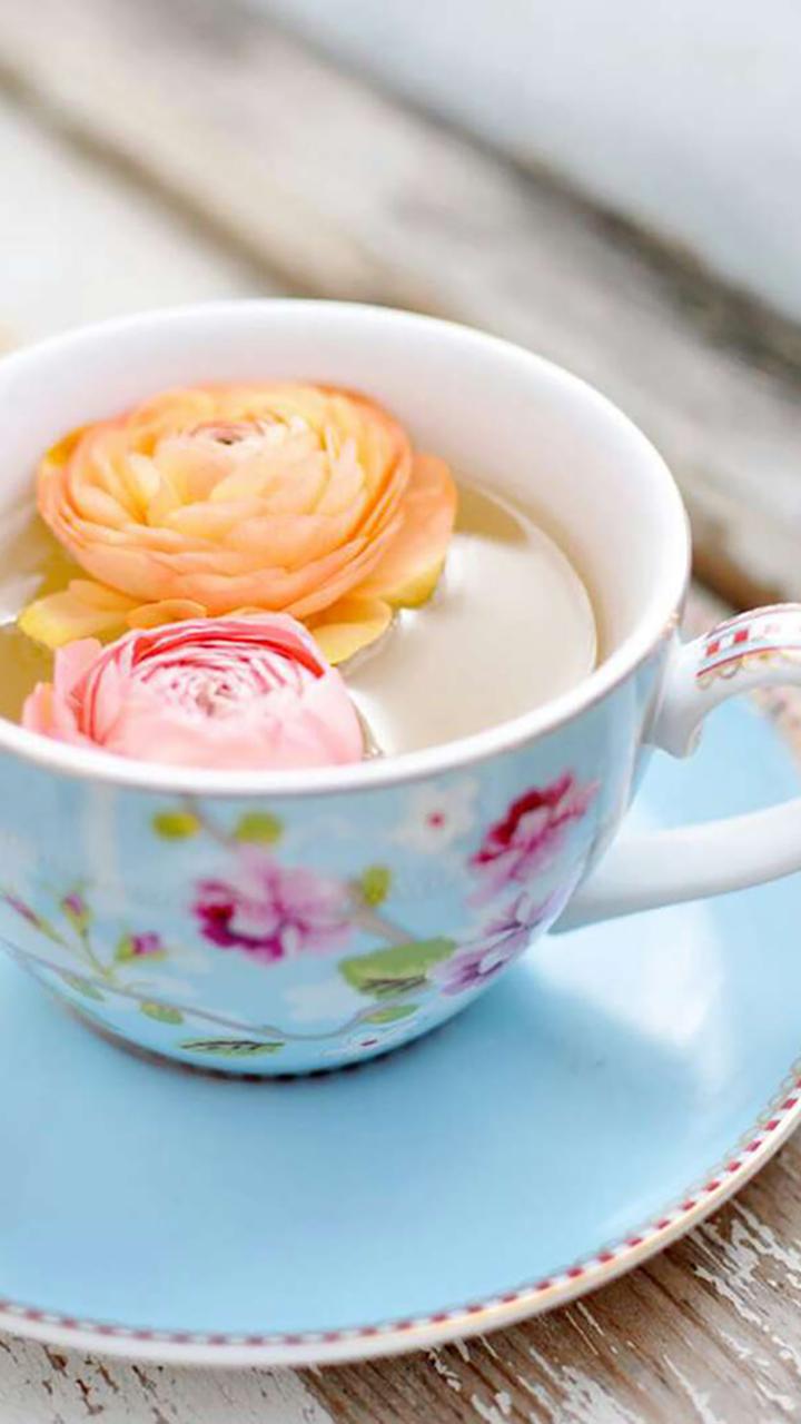 茶语宜人唯美手机壁纸