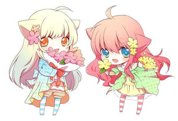 手绘动漫萌图图片