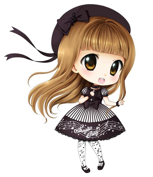 手绘动漫萌图图片