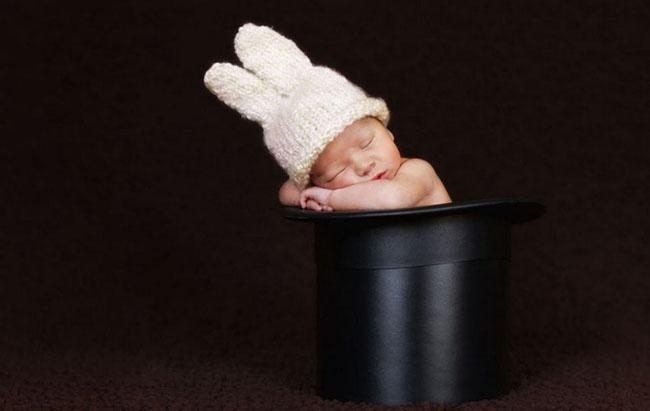 超萌宝宝熟睡写真图片