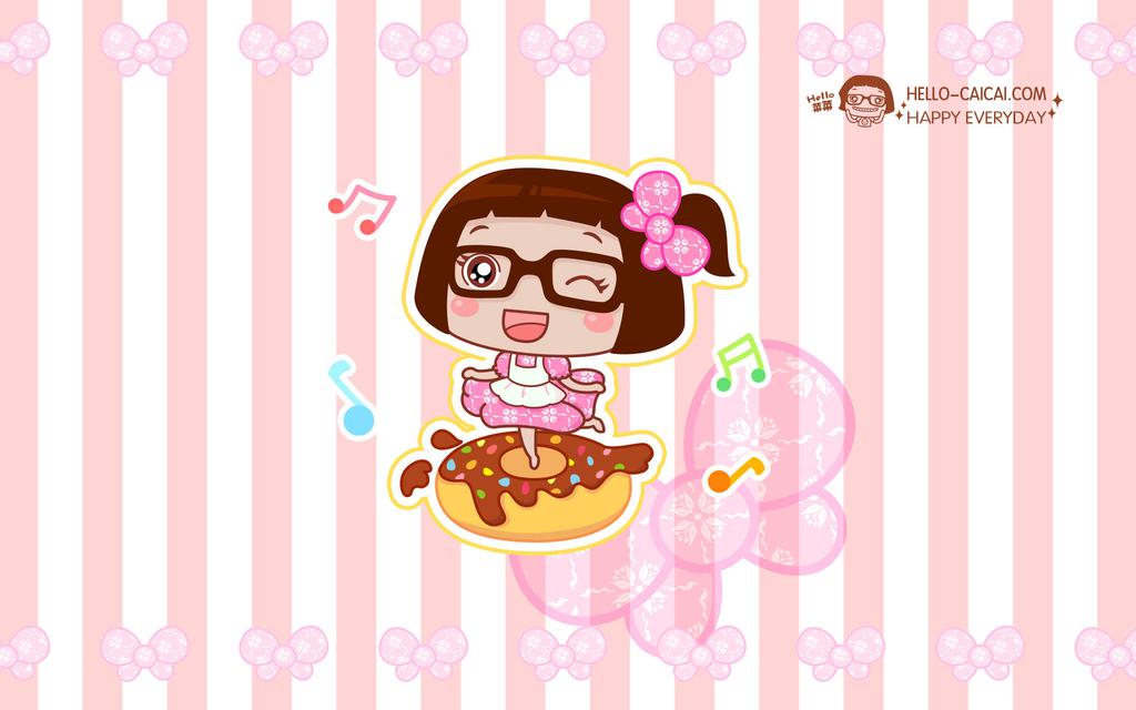 Hello菜菜可爱壁纸