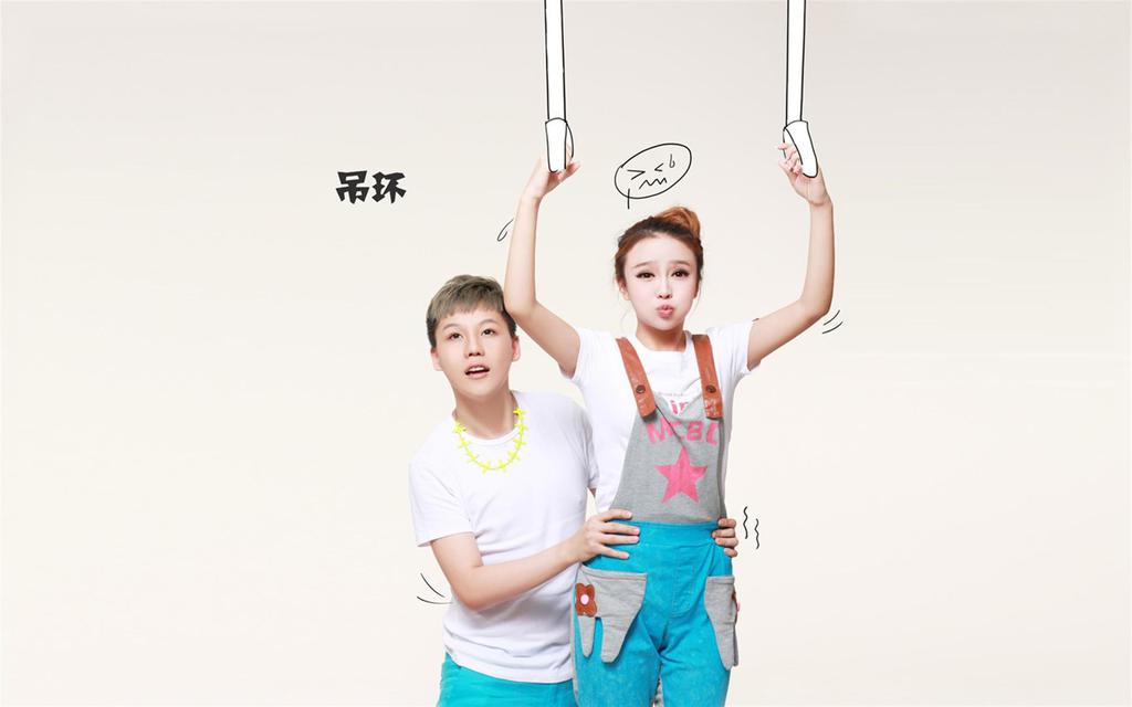 搞笑奥运帅哥与美女壁纸