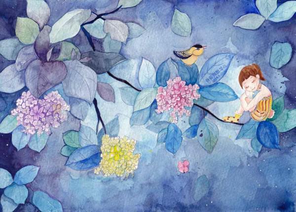 唯美可爱晚安图片