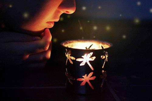 唯美意境晚安图片