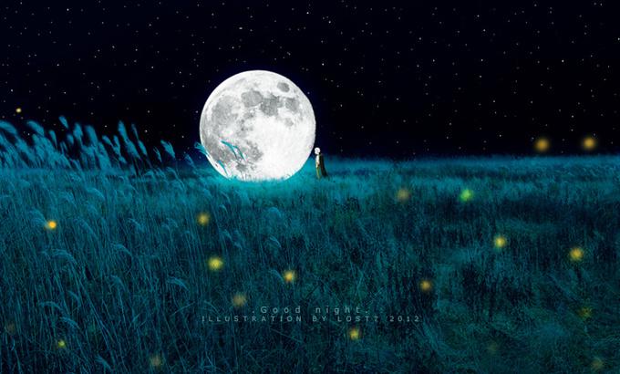 道一句晚安qq美图图片