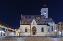 欧洲克罗地亚唯美夜晚图片