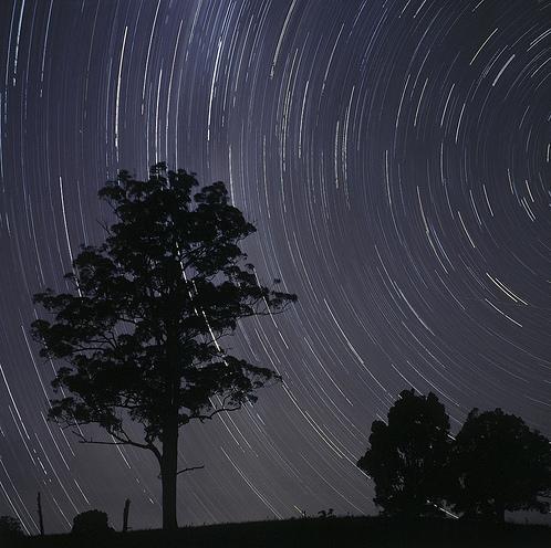 夜晚浪漫星空图片