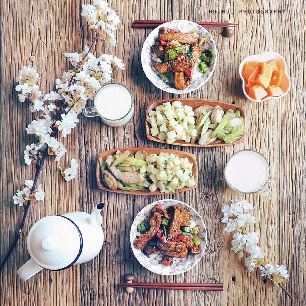 早安早餐日记唯美图片