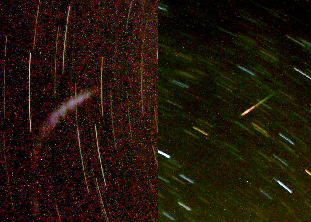 最美流星雨奇景七夕图片