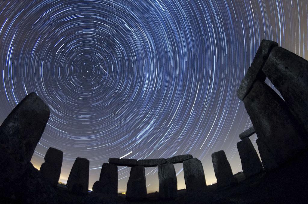 最美流星雨奇景七夕图片